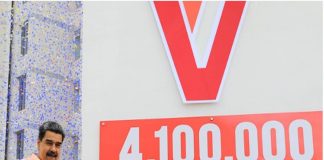Maduro develó el Hito 4.100.000 de la GMVV