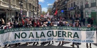 marcha contra belicismo