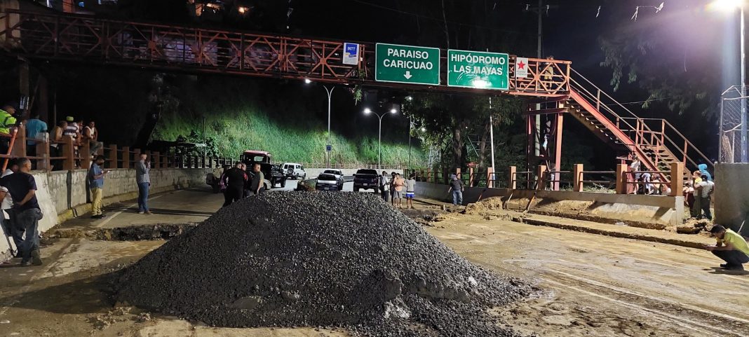Km 1 de la Panamericana-hundimiento