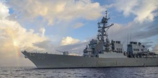 China denuncia tránsito de buque de EE.UU
