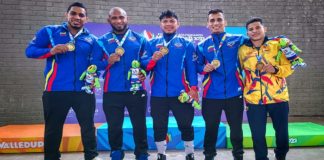 Venezuela obtiene cuatro preseas de oro en lucha libre en Valledupar