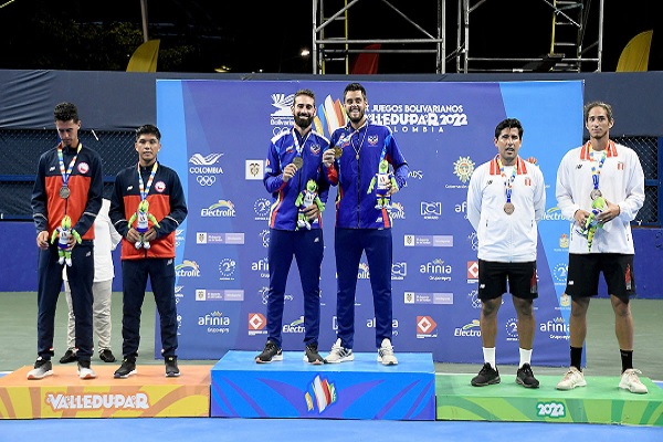 Venezuela gana oro y bronce en tenis