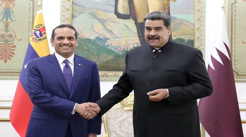 Jefe de Estado recibe en Miraflores al Viceprimer Ministro y Canciller de Catar