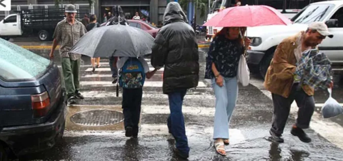 lluvias de intensidad variada