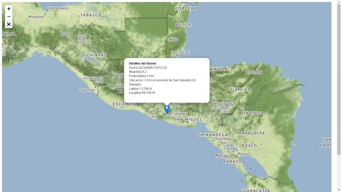 terremoto en El Salvador