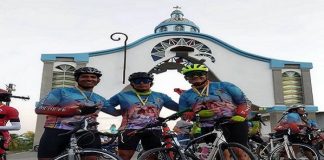 Ciclistas de “Kilómetros de Fe”