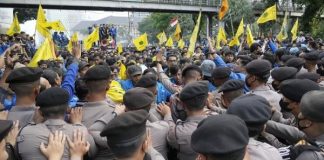 manifestaciones en Indonesia