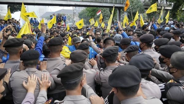 manifestaciones en Indonesia