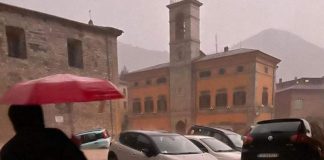 Fuertes lluvias en Italia