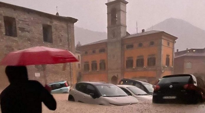 italia Fuertes lluvias en Italia