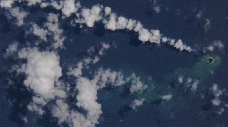 volcán submarino de Tonga