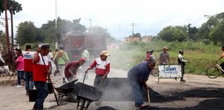 Más de mil 500 familias favorecidas con jornada de asfaltado en Aragüita