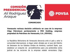 Citgo-venta-comisión presidencial-rechazo