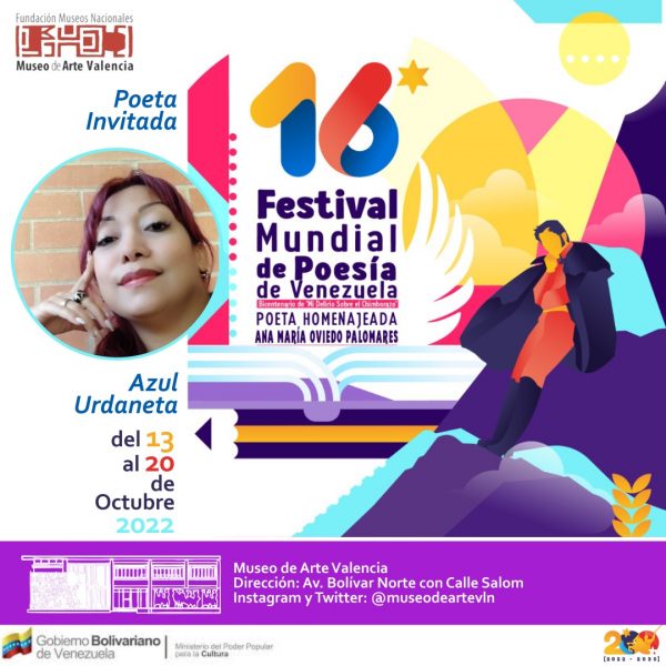 Festival Mundial de Poesía-Azul Urdaneta