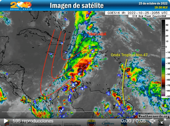 Vaguada y onda tropical se juntan este miércoles