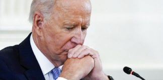 Joe Biden frustrado