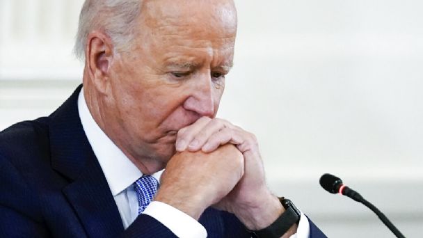 Joe Biden frustrado
