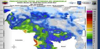 Abundante nubosidad con lluvias