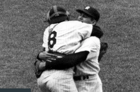 Don Larsen-Yogi Berra-juego perfecto-1956