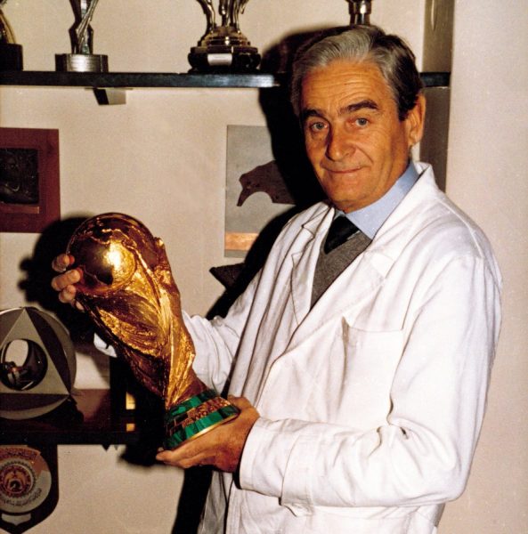 Silvio Gazzaniga, creador de la actual Copa del Mundo