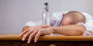 intoxicación con alcohol