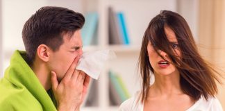 gripe después de eyacular