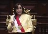Presidenta de Perú destituye a autoridades pertenecientes al antiguo gobierno Presidenta de Perú