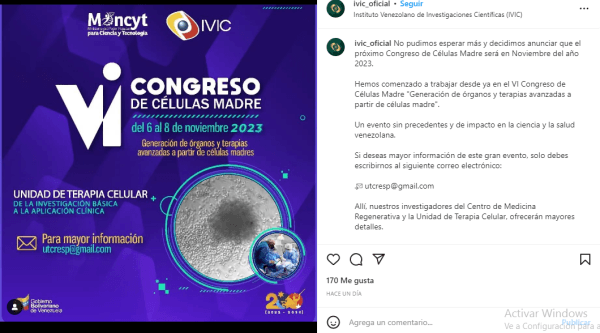 Ivic-Congreso células madre NOV 2023