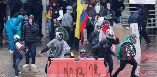 Jóvenes presos por protestas de 2021