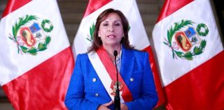 La presidenta designada de Perú