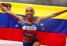 Yulimar Rojas recibe voto de periódico chileno por mejor atleta femenina