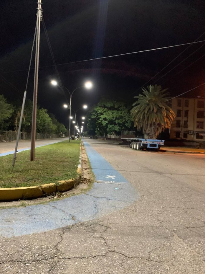 Más de 3 mil 500 lámparas led fueron colocadas en San Joaquín