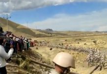 Gobierno decide militarizar la región de Puno, en el sur de Perú departamento de Puno