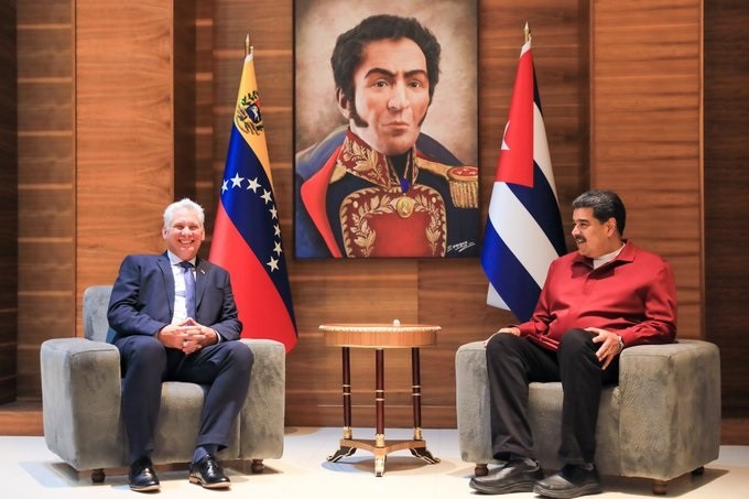 Reunión con el presidente de Cuba