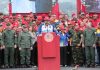 Presidente Maduro al finalizar la Gran Marcha 4F, en Caracas