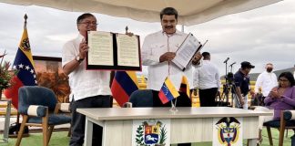 Presidentes Maduro y Petro firman Memorándum de Entendimiento