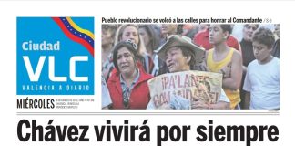 Portada de Edición 326 del Diario Ciudad Valencia, publicada el miércoles 6 de marzo de 2013