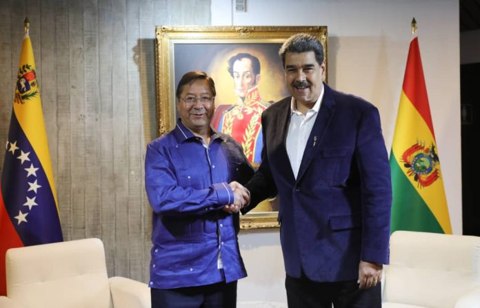 Presidente Maduro con el presidente de Bolivia, Luis Arce