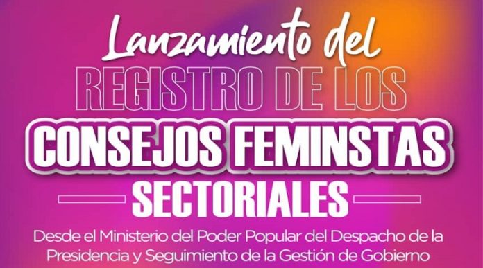 Inician lanzamiento del Registro de Consejos Feministas en áreas laborales