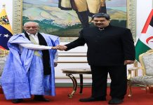 Jefe de Estado recibe al Pdte. de República Árabe Saharaui Democrática