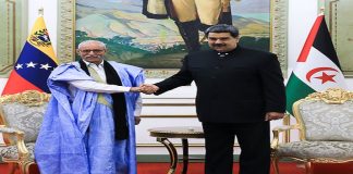Jefe de Estado recibe al Pdte. de República Árabe Saharaui Democrática