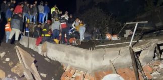 deslizamiento en Alausí