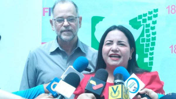 Filven Carabobo 2023-Rueda de Prensa-Nathaly Bustamante-Luis Salvador Feo La Cruz