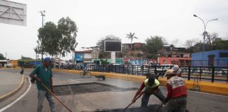 Carabobo: Aplican 40 toneladas de asfalto en Guacara