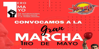 Convocan a movilización este 1° de mayo Día Internacional del Trabajado