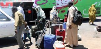 Exiliados por conflicto en Sudán