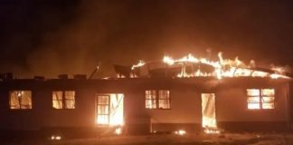 Incendio en escuela de Guyana