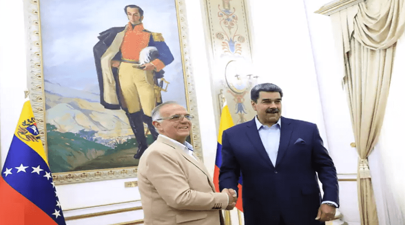 Presidente Maduro recibe al ministro de Defensa de Colombia Presidente Maduro recibe al ministro de Defensa de Colombia