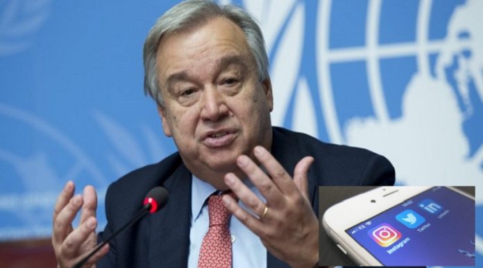 Secretario ONU: Redes sociales se convirtieron en “fuente de miedo” Secretario ONU: Redes sociales se convirtieron en “fuente de miedo”