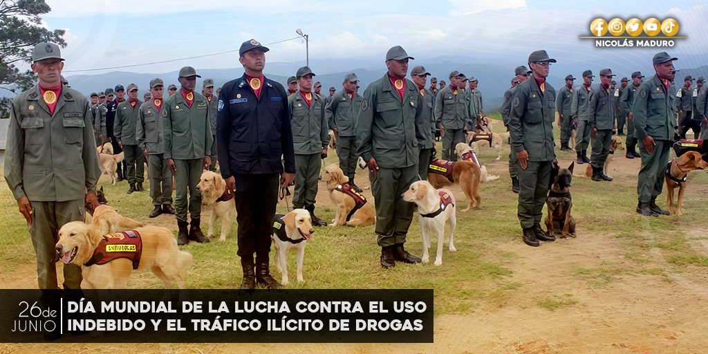Día Mundial de la Lucha contra el Uso Indebido y el Tráfico Ilícito de Drogas Día Mundial de la Lucha contra el Uso Indebido y el Tráfico Ilícito de Drogas-Maduro-lucha contra el narcotráfico